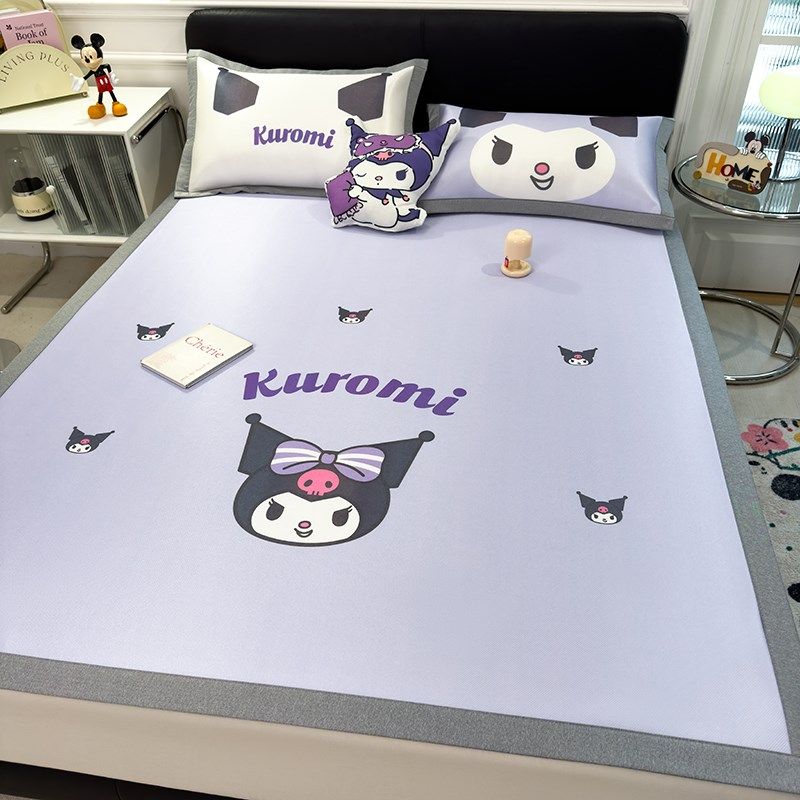 夏天冰丝席儿童凉席床笠款1.5可机洗0.9单人宿舍空调席子1.8米2.0