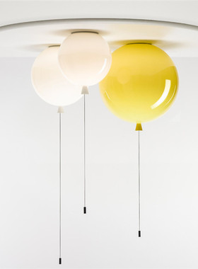 创意个性简约吸顶灯幼儿园休闲区灯具lJed儿童房装饰彩色气球灯