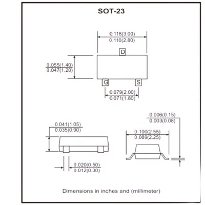 贴片三极管 TPS61040DBVR  IRLML2402/2502/5203TRPBF SOT-23