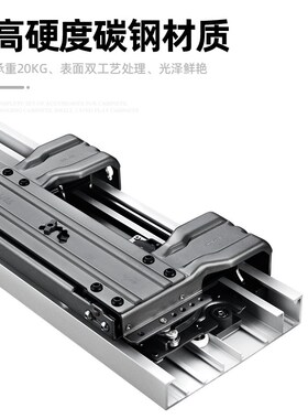 图特橱柜小平躺巴士移门轨道阻尼缓冲衣柜门五金吊柜趟门滑轮T802