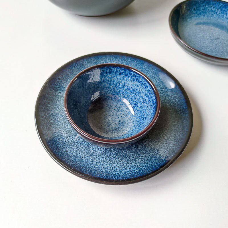 【星晴~星空般璀璨】新中式餐具碗碟陶瓷家用菜盘汤碗碟盘子微瑕