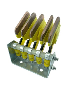 M型JDR排式滑触线集电器4级5级6级组合式滑线集电器3极滑线