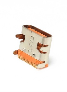 白蓝绿色芯 贴片USB插座Type-C母座16P高清传输接口4固定插脚双向