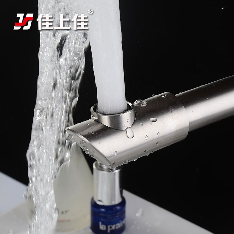 304不锈钢面盆冷热龙头360度双旋转单孔洗脸盆洗手盆水龙头