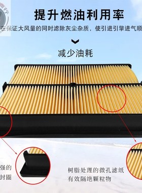 双缸汽油发电机配件10KW空气滤器心 GX620 GX670 2V77 2V78空滤芯