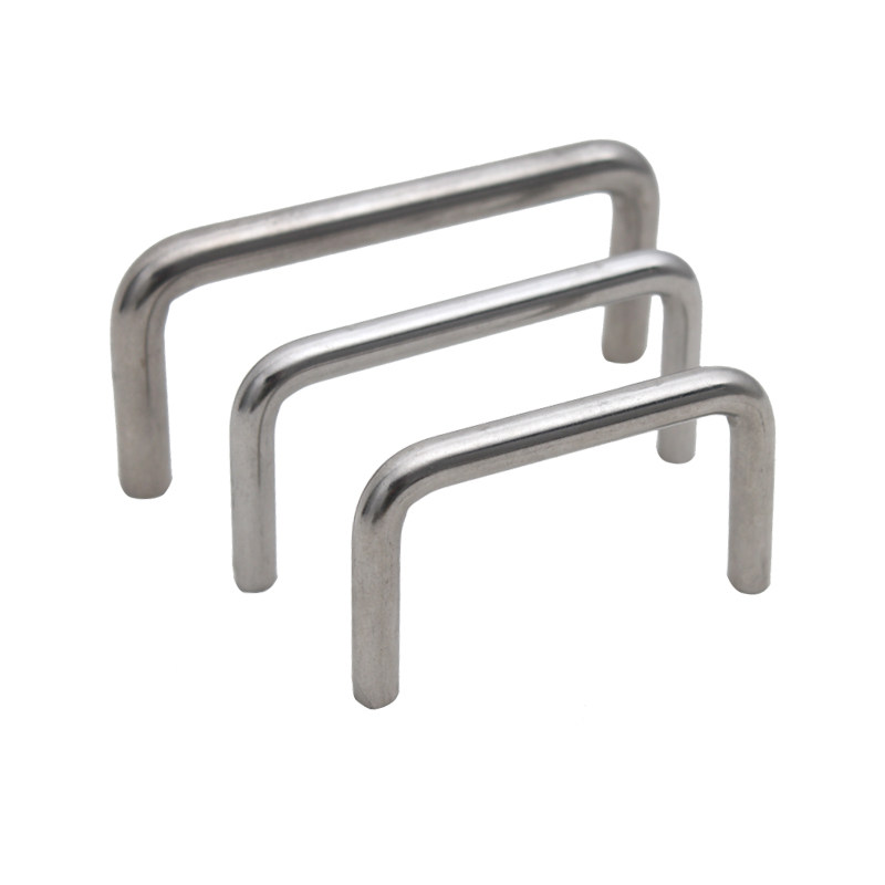 304不锈钢柜门拉手把手焊接人孔盖焊接手柄奶桶折弯实心手把拉手