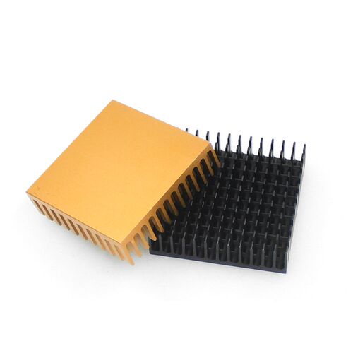 铝质散热片 40*40*11mm SOC芯片元器件主板CPU降温导热开槽散热器