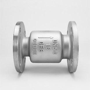 304不锈钢立式止回阀H42W-16P法直立兰单向逆止阀门 DN50 100 200