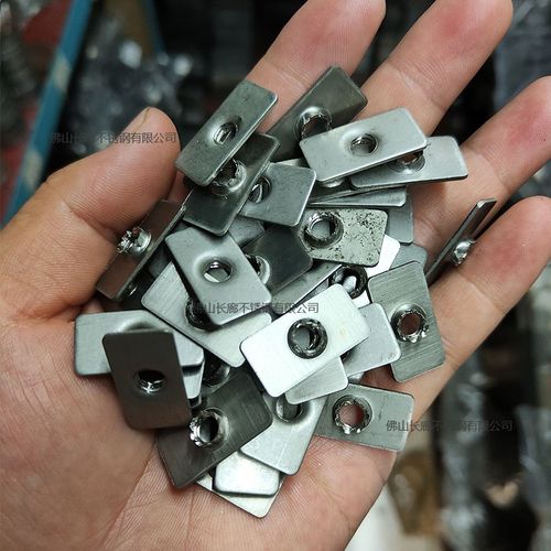 不锈钢封口片方牙片长方牙片1.2-1.5厚管堵管连接件五金配件封口