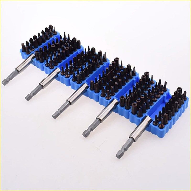 批头十字一内六角扳手套筒小螺丝刀电钻U形Y型三角梅花工具套装