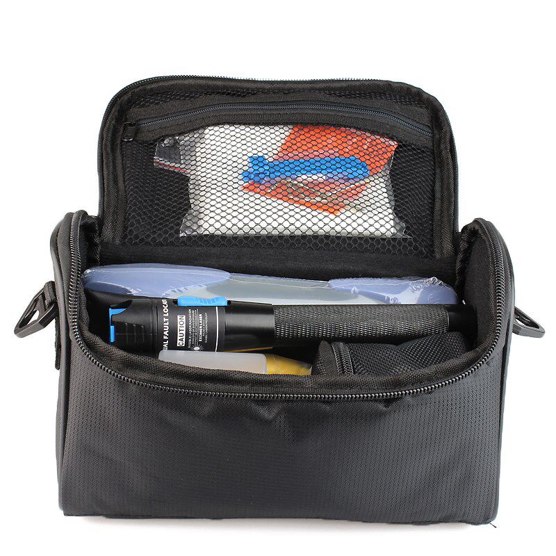 网线钳压线钳斜口钳工具包FTTH光纤到户手提包工具箱光纤冷接包