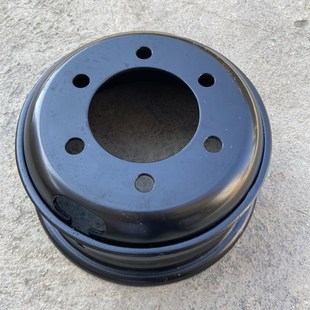 原厂配件 75B75挖机前后轮胎固定钢圈轮毂 新源胶轮式 挖掘机65