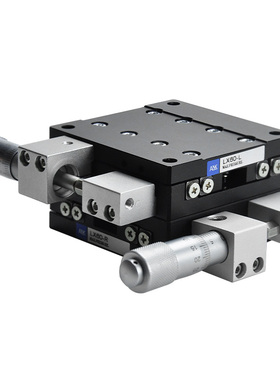 XY平移台LGX/LX40/60/80/90/100/125-L-R-C手动精密微调平台滑台