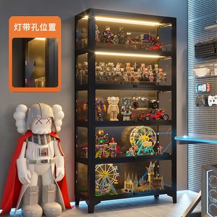 陌族展示柜专用遥控灯带手办柜痛柜三面玻璃柜专用磁吸灯条