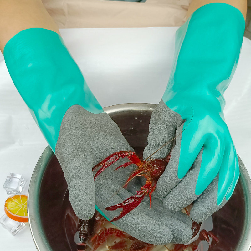 赶海抓螃蟹防水手套水产专用杀鱼防刺扎防滑卖海鲜小龙虾防夹加长,机械设备,矿山专用设备,淘宝优惠券,粉丝福利购,淘宝优惠卷