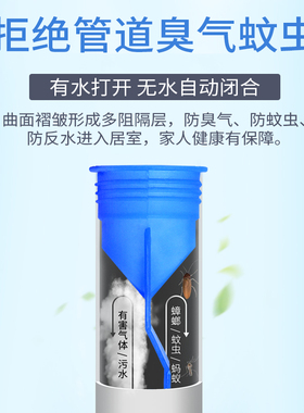不锈钢下水管道50塑料圆形短款地漏防臭器内卫生间虫过滤网芯硅胶