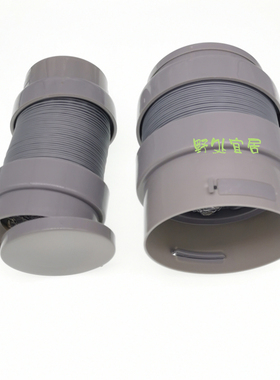 新风系统pe管道末端软连接新风配件新风PE管75 110消音防尘软连接