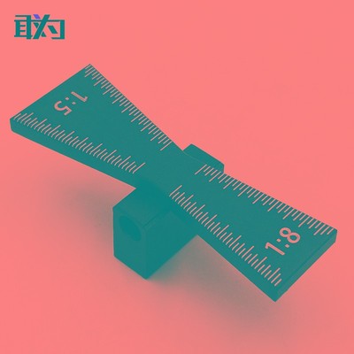 铝合金燕尾画线器全铝一体材质划线器小巧木工工具DIY榫鸠尾榫卯