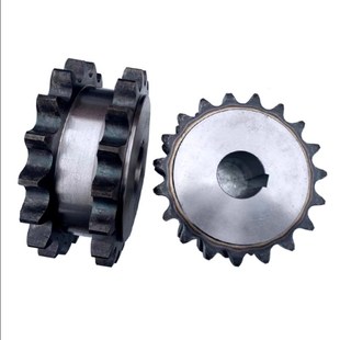 链轮双排台轮1寸16A10齿-30齿真双排链轮带台阶加工定做链齿轮