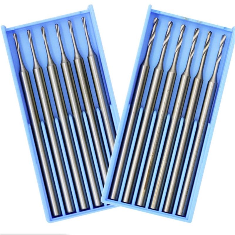 德国蓝盒203#钻针 2.35麻花钻头车针打孔钻孔微雕铣刀核雕刻刀