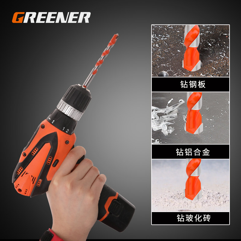 瓷砖钻头混凝土打孔开孔霸王钻玻璃水泥大全手电钻合金三角钻6mm