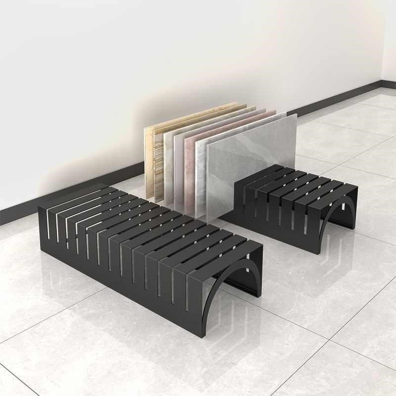 大板瓷砖展示架木地板展架立式石材地砖样品架P岩板大理石货架色