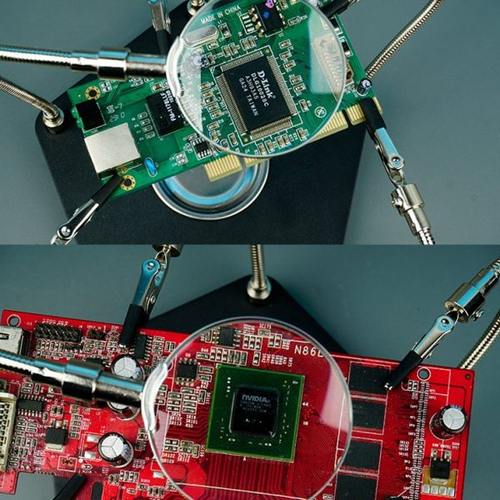 桌面台式放大镜高清手机电子维修钟表专用便携扩大镜焊接工作台