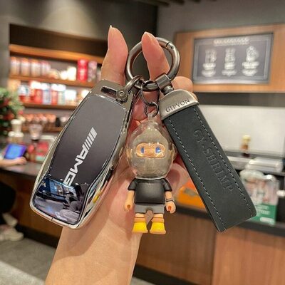 奔驰E300L钥匙套GLC汽车GLA壳glb220扣gle350C级CLA200男c260l女