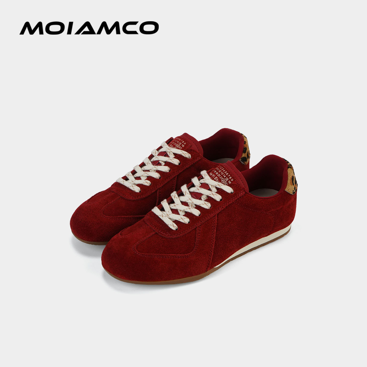 【昕怡粉丝专属】Molamco韩系真皮德训鞋日常四季休闲板鞋阿甘鞋