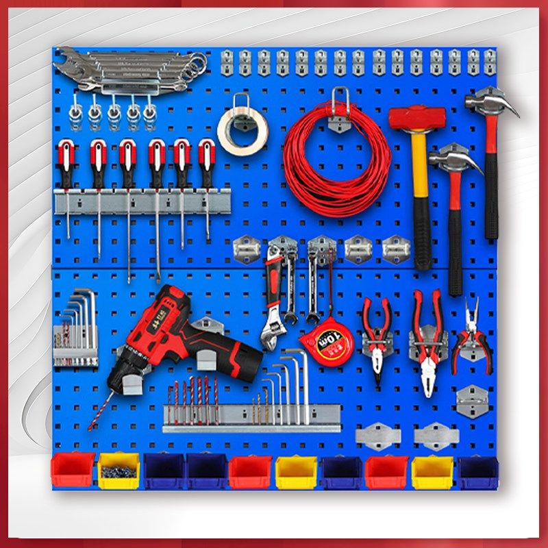 金属洞洞板挂板方孔挂板挂钩工具墙挂架汽修车间工具整Y理架置物,商业/办公家具,五金货架/工具货架/洞洞板,淘宝优惠券,粉丝福利购,淘宝优惠卷