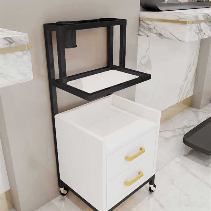 理发店带轮工具柜美发店置物架发廊专用烫染剪发柜子工具台小推车