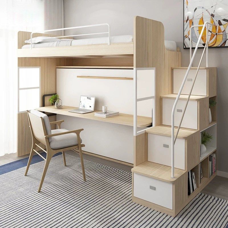 隐形床子母床书桌床多功能高低床上下床双层床上床下组合儿童床,商业/办公家具,学校双层床/宿舍床,淘宝优惠券,粉丝福利购,淘宝优惠卷