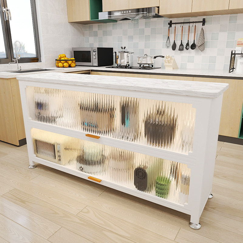 岩板厨房置物架钢制落地多层w家用多功能收纳柜子锅碗餐边储物橱,厨房/烹饪用具,厨房置物架/置物柜/角架,淘宝优惠券,粉丝福利购,淘宝优惠卷