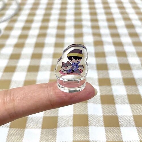 亚克力粒牌来图定制2厘米迷你立牌亚克力片片DIY 迷你卡通人物