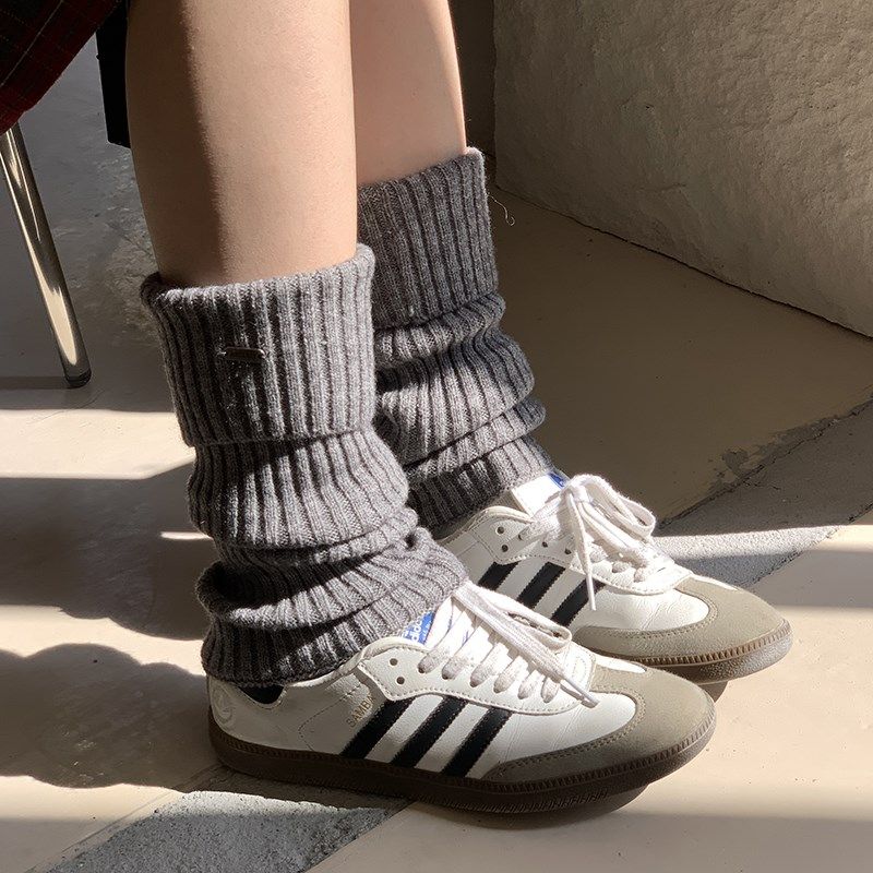 西本针织袜套女h冬季保暖小腿堆堆袜韩版简约纯色腿套中筒针织袜,女士内衣/男士内衣/家居服,长筒袜,淘宝优惠券,粉丝福利购,淘宝优惠卷