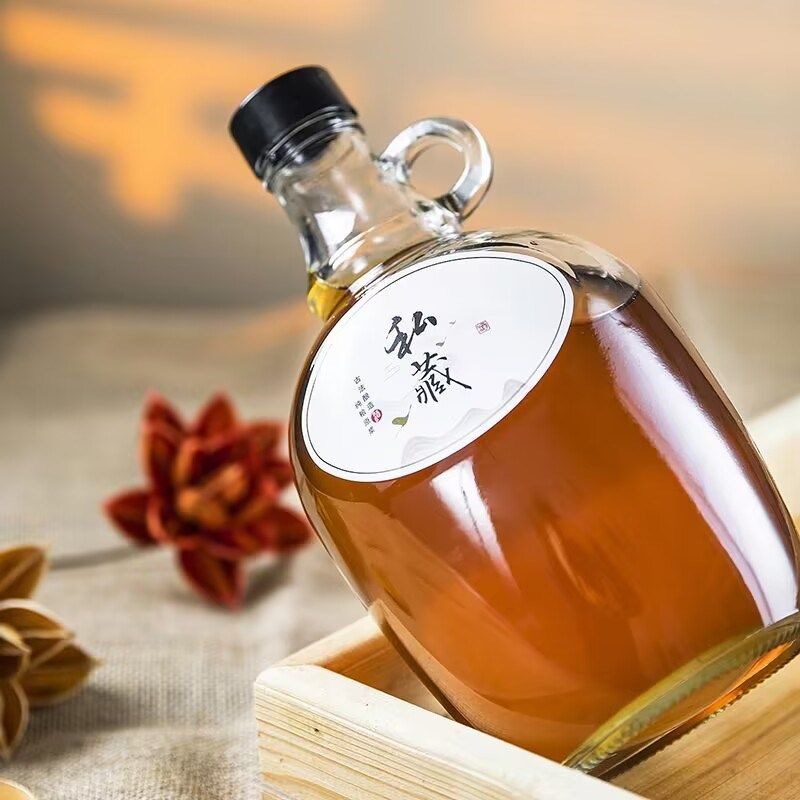 茶油瓶子空c瓶玻璃小口漂亮酒瓶高档创意透明芝麻油密封家用香油,厨房/烹饪用具,油壶,淘宝优惠券,粉丝福利购,淘宝优惠卷