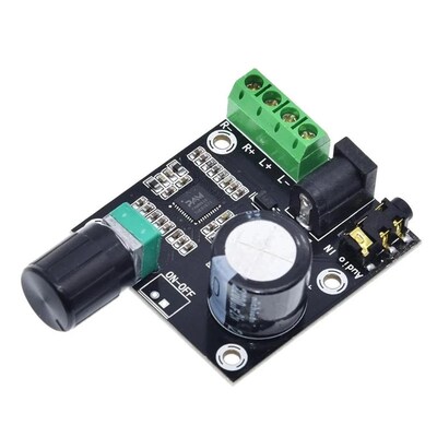 PAM8610 双声道12V高清功放板 纯数字功放 15W*2 大功率功放模块