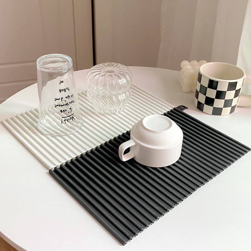 ins韩风黑白沥水垫隔热垫杯垫盘垫硅胶餐垫易清洗极简约吧台垫,搬运/仓储/物流设备,其他起重搬运设备,淘宝优惠券,粉丝福利购,淘宝优惠卷