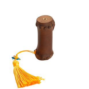 纯天然老竹根创意流苏竹鞭香插香座线香禅意香托家用茶室香道摆件