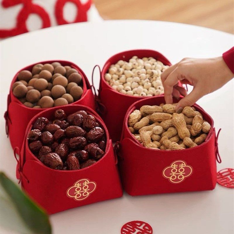 小红书同款结婚喜事创意床上早生贵子篮置物干果盒喜糖盒婚房布置,搬运/仓储/物流设备,其他起重搬运设备,淘宝优惠券,粉丝福利购,淘宝优惠卷