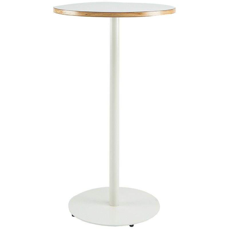 北欧现代简约阳台吧台桌家用休闲圆形高脚桌子咖啡厅铁艺创意吧桌