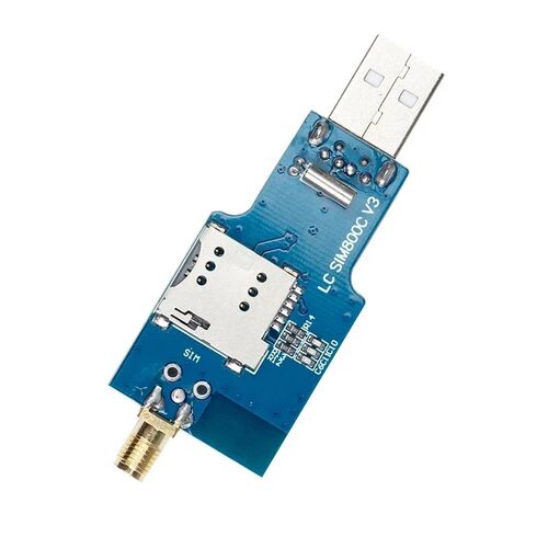 USB转GSM 串口GPRS SIM800C 模块 带蓝牙 电脑控制打电话短信收发