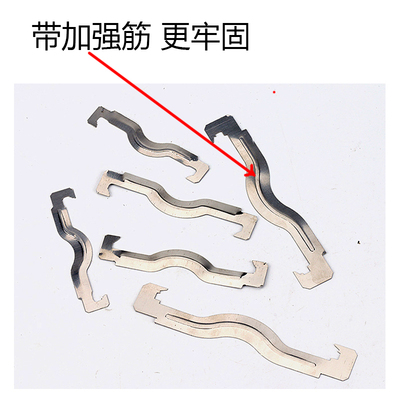 KBG弹簧卡片20管卡25蝴蝶卡JDG电线管固定丝杆吊卡不锈钢吊筋卡扣