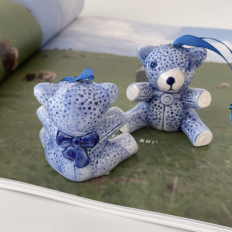 白屿 小熊陶瓷摆件装饰品家居可爱工艺品挂件礼物北欧ins萌系,搬运/仓储/物流设备,其他起重搬运设备,淘宝优惠券,粉丝福利购,淘宝优惠卷