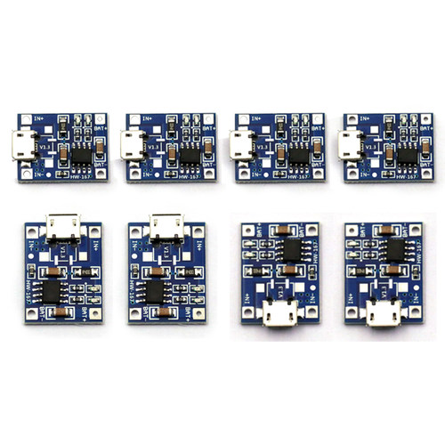 TP4056 1A锂电池 充电电源模块板 冲电器 MICRO接口 麦克USB