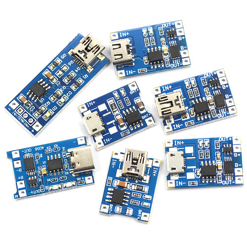 TP4056充电源模块板 1A锂电池与保护一体过流保护MICRO/MINI接口