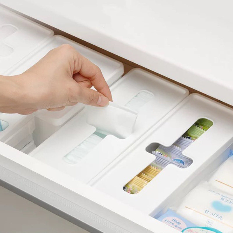 日本进口 ins十字收纳盒橱柜整理湿巾盒保鲜袋厨房杂物厨具储物盒,纺织面料/辅料/配套,服装加工设备,淘宝优惠券,粉丝福利购,淘宝优惠卷