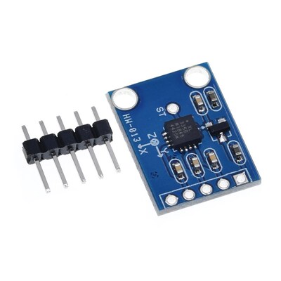 GY-61 ADXL335模块 角度传感器 倾斜角度 三轴重力加速度 有代码