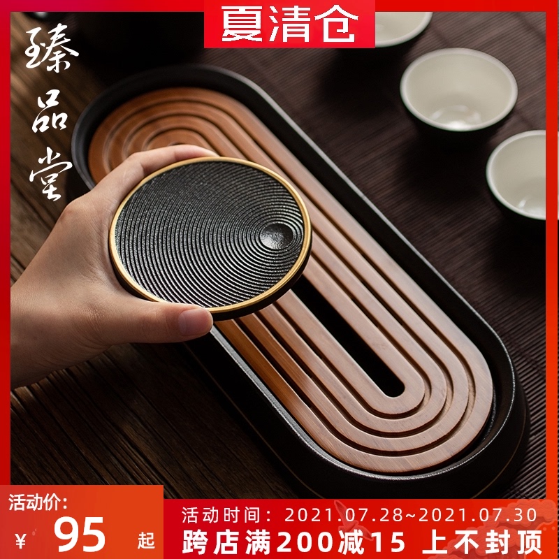 陶瓷干泡茶e盘创意枯山水日式简约家用功夫茶具小号茶台茶海茶托