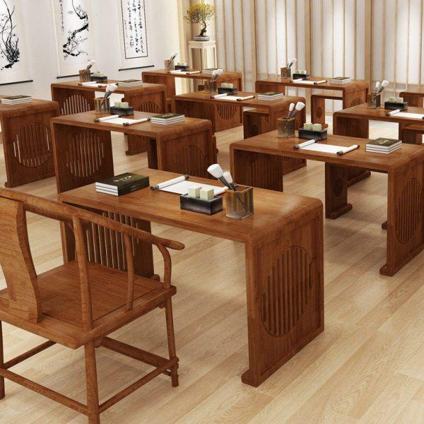 书法桌国学桌实木家用仿古中式古典围棋桌椅培训班学生课专用教室,商业/办公家具,课桌椅/学生桌椅,淘宝优惠券,粉丝福利购,淘宝优惠卷